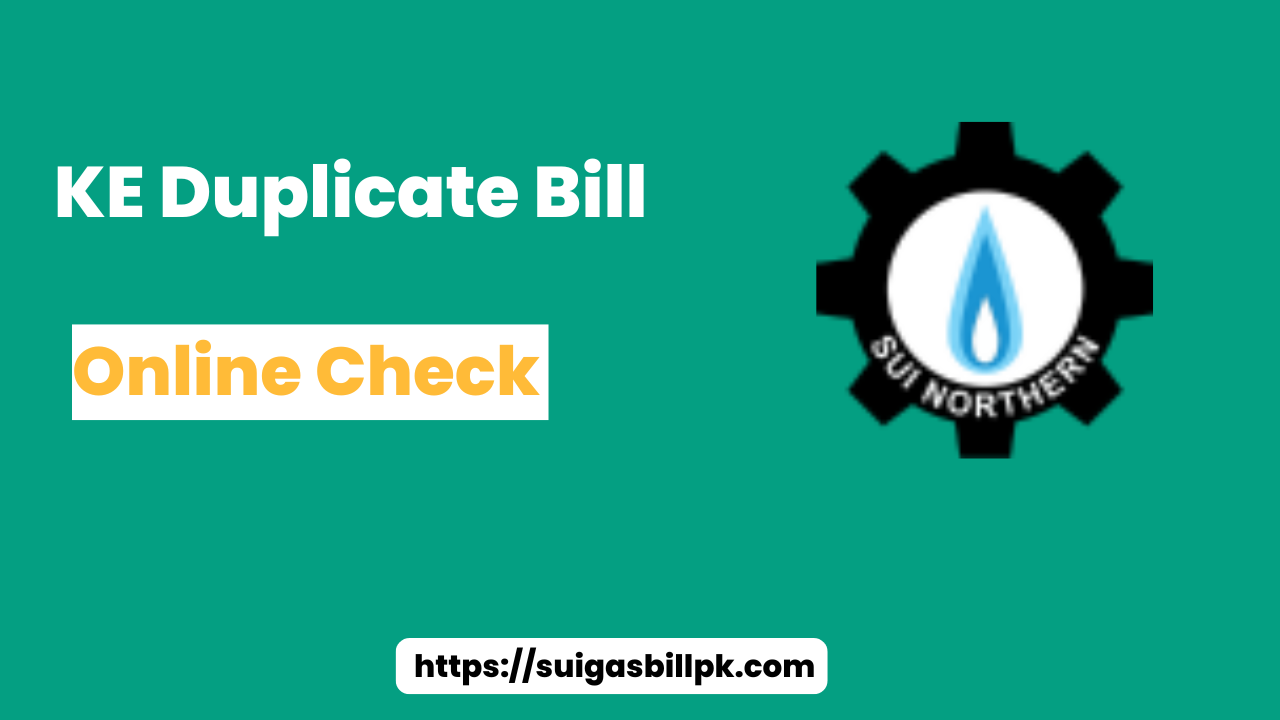 KE Duplicate Bill